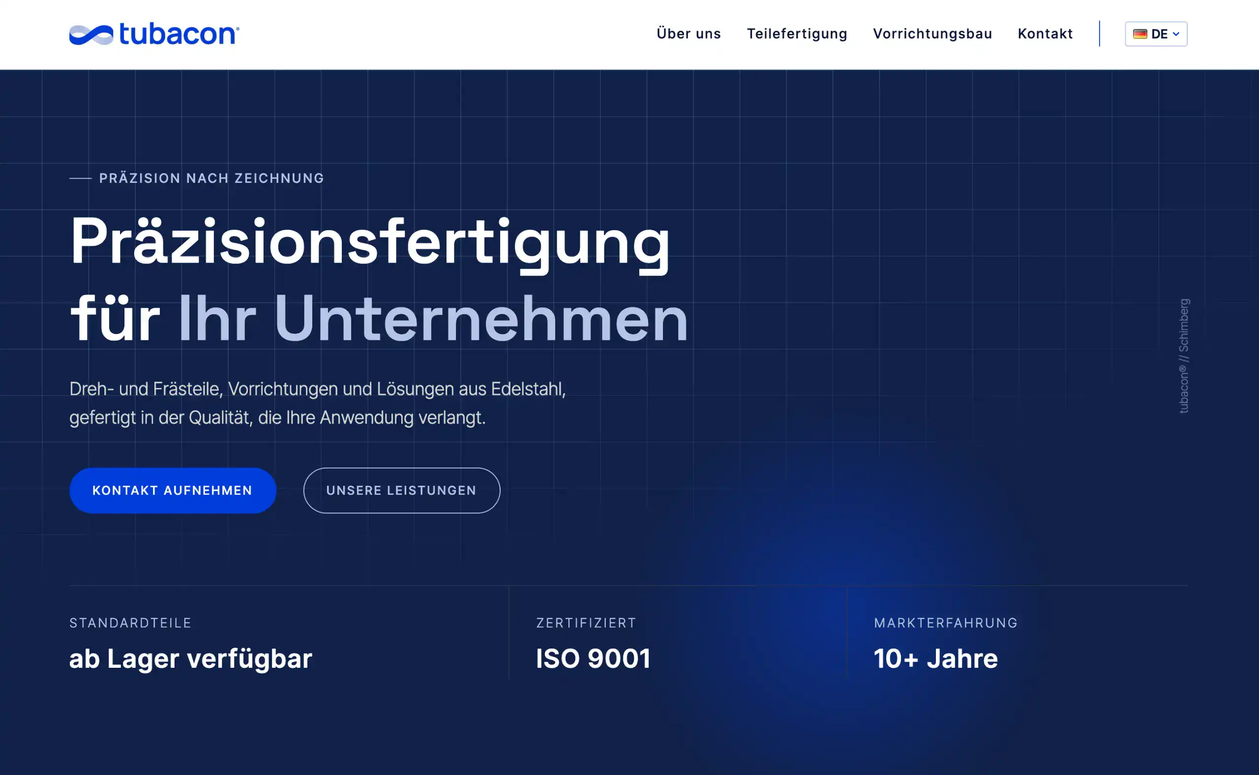 Website nach dem Redesign