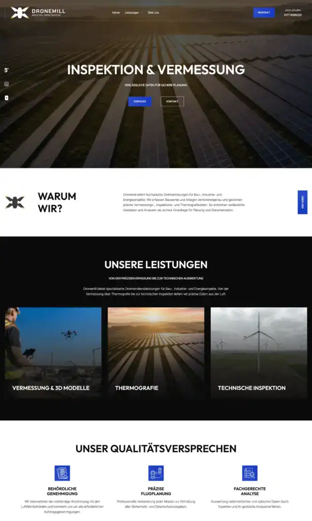 Website-Referenz Dronnemill