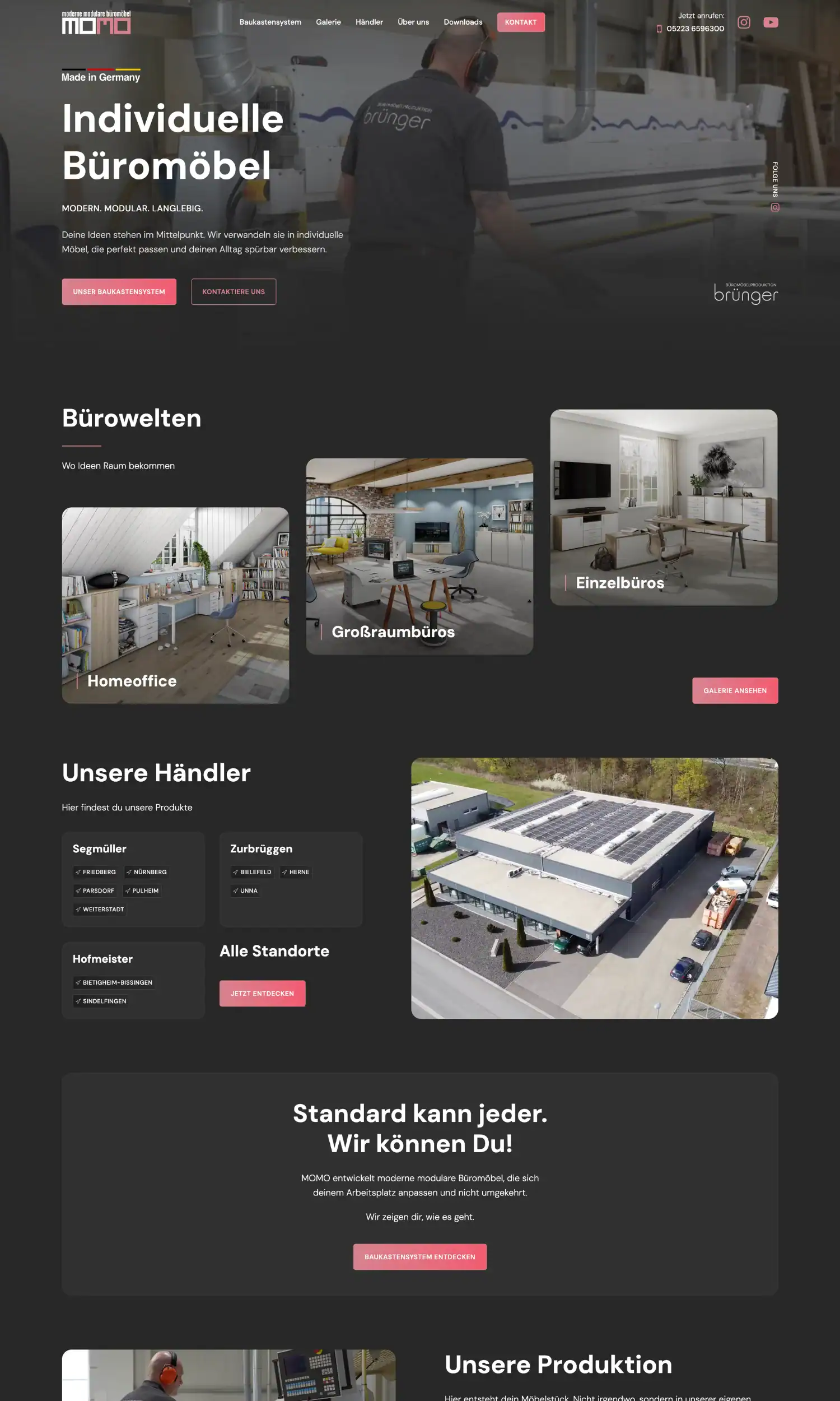 Website-Referenz Momo