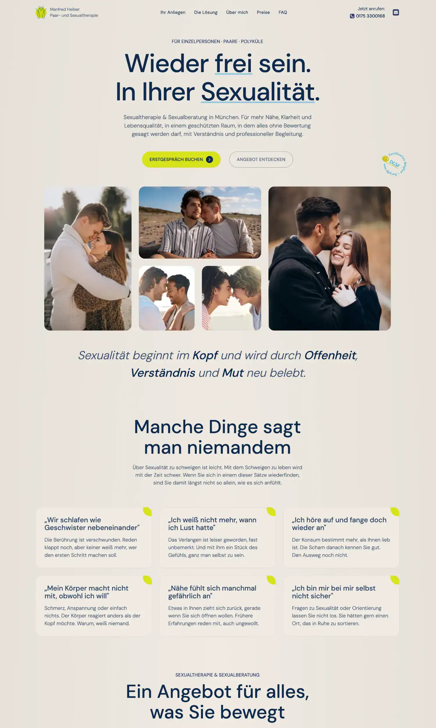 Website-Referenz Sexualberatung