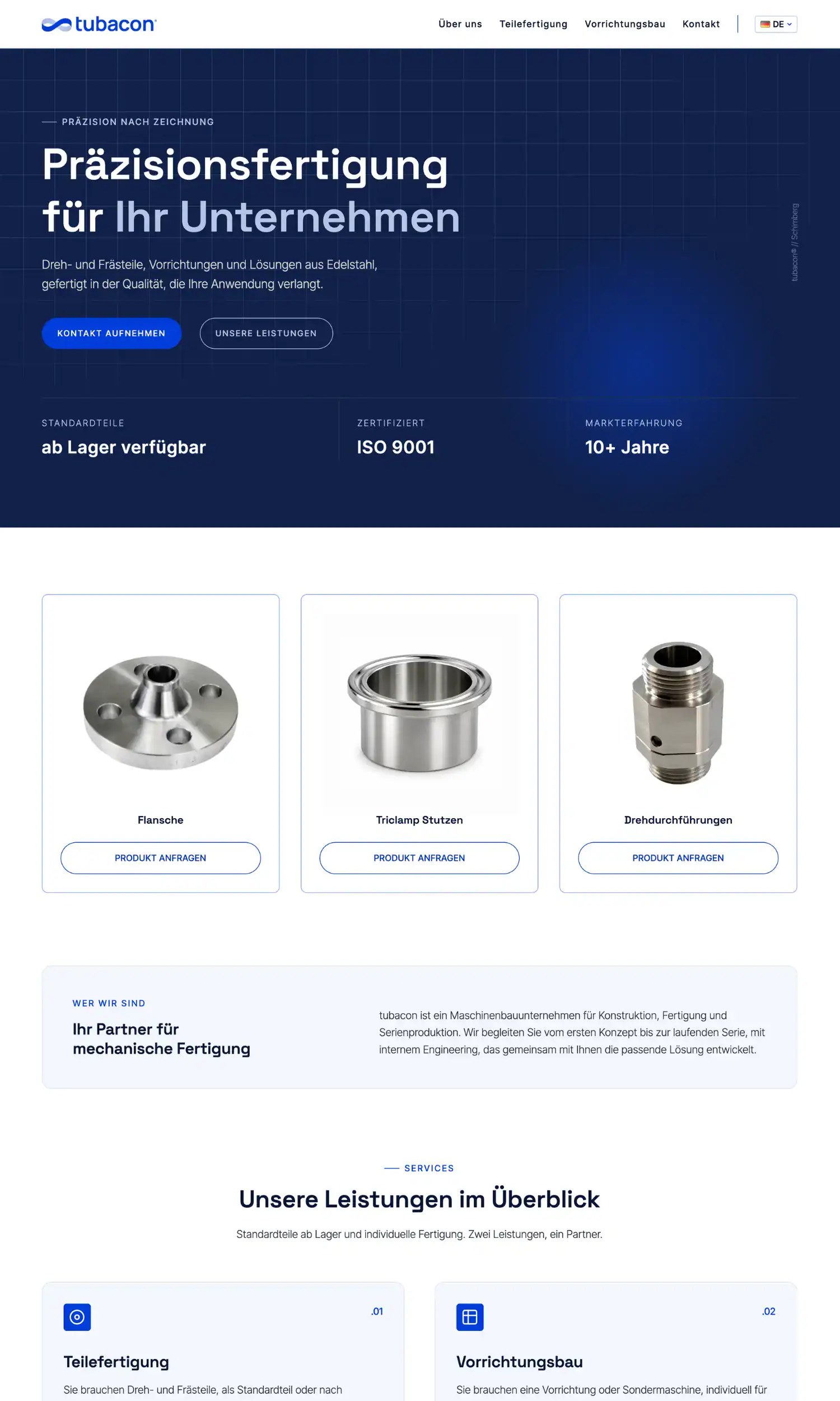 Website-Referenz Tubacon